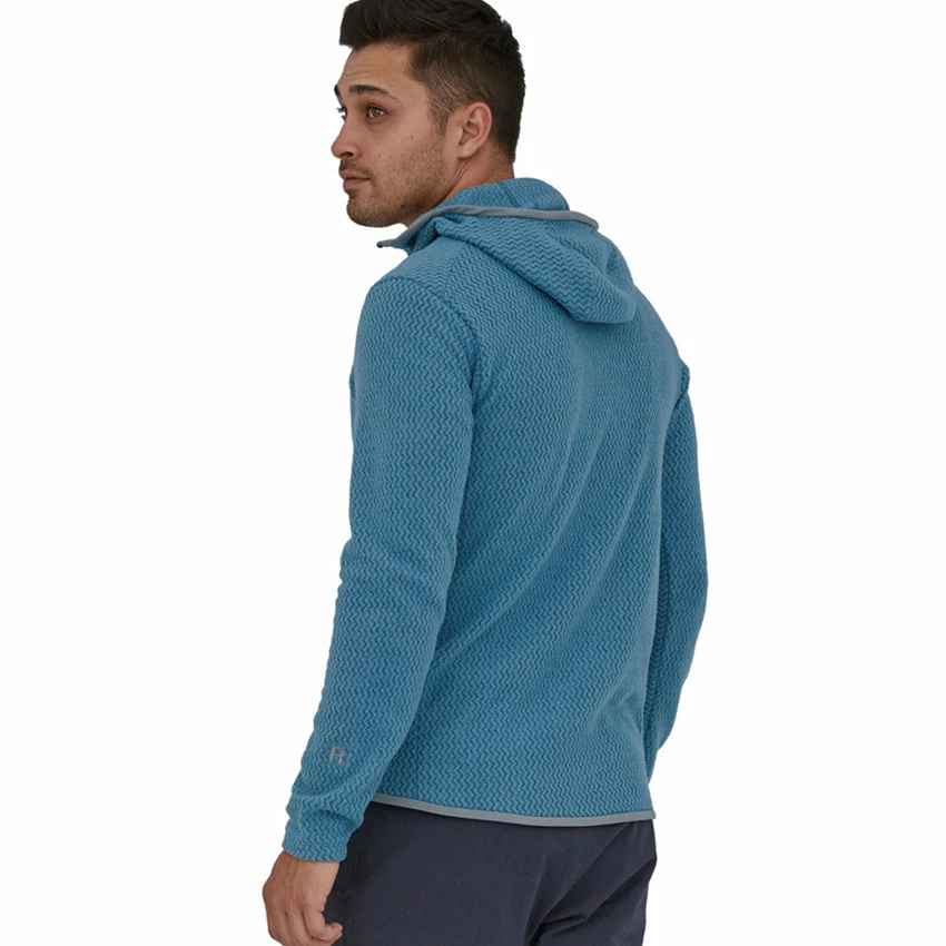 Patagonia Men's R1 Air Full-Zip Hoody - Wavy Blue 7 Patagonia Men's R1 Air Full-Zip Hoody - Wavy Blue - Image 5
