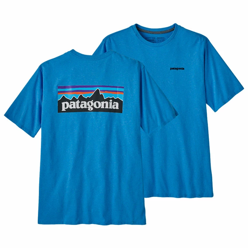 Patagonia Men's P-6 Logo Responsibili-Tee - Anacapa Blue 3 Patagonia Men's P-6 Logo Responsibili-Tee - Anacapa Blue