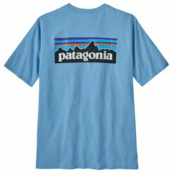 Patagonia Men's P-6 Logo Responsibili-Tee - Lago Blue 9 Patagonia Men's P-6 Logo Responsibili-Tee - Lago Blue -Brokedown Palace Shop SS23 Patagonia P6Tee LAGB 03