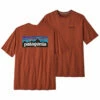 Patagonia Men's P-6 Logo Responsibili-Tee - Quartz Coral -Brokedown Palace Shop SS23 Patagonia P6Tee QZCO 01