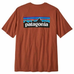 Patagonia Men's P-6 Logo Responsibili-Tee - Quartz Coral 9 Patagonia Men's P-6 Logo Responsibili-Tee - Quartz Coral -Brokedown Palace Shop SS23 Patagonia P6Tee QZCO 02