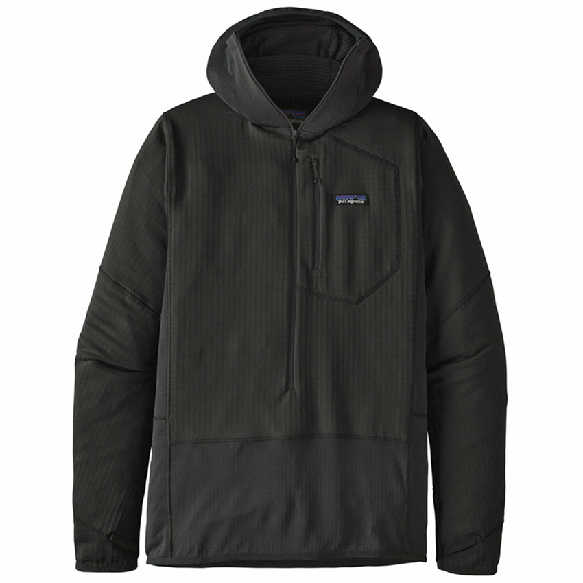 Patagonia Men's R1 Pullover Hoody - Black 4 Patagonia Men's R1 Pullover Hoody - Black - Image 2