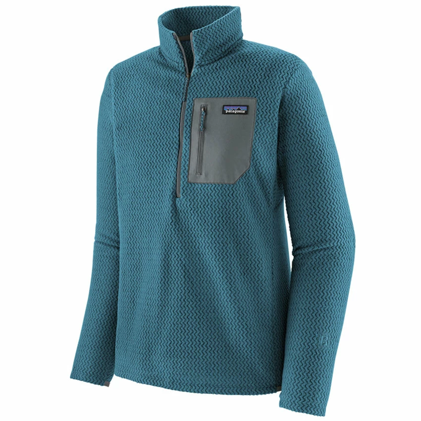Patagonia Men's R1 Air Zip Neck - Wavy Blue 3 Patagonia Men's R1 Air Zip Neck - Wavy Blue