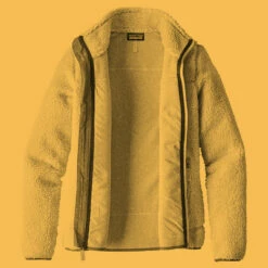 Patagonia Women's Classic Retro-X Jacket - Dark Natural W/Lago Blue -Brokedown Palace Shop SS23 Patagonia WsRetroXJacket DNLA 03