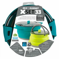 Sea To Summit X-Set: 33 - 2pc - Pacific Blue / Lime -Brokedown Palace Shop SeaToSummit X Set 33 BlueLime 03