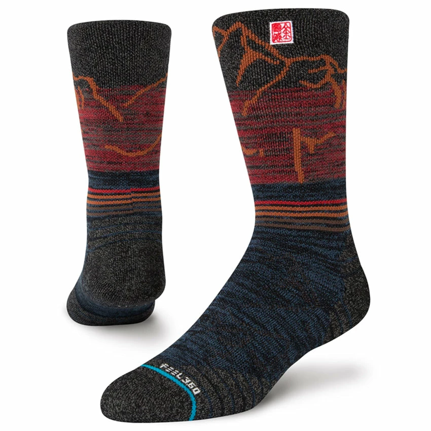 STANCE Garhwal Socks - Red 3 STANCE Garhwal Socks - Red