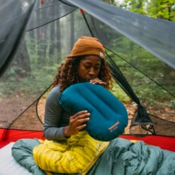 Therm-a-Rest Air Head Lite Pillow - Deep Pacific -Brokedown Palace Shop Therm a rest AirHeadLite Blue 04