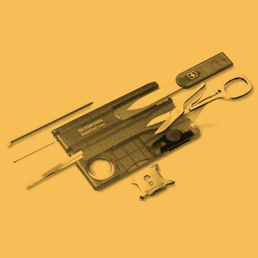 Victorinox Swiss Card Lite - Black Transparent 4 Victorinox Swiss Card Lite - Black Transparent - Image 2