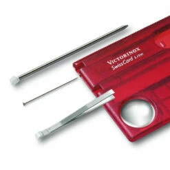 Victorinox Swiss Card Lite - Red Transparent -Brokedown Palace Shop Victorinox AW22 SwissCardLite Red 03