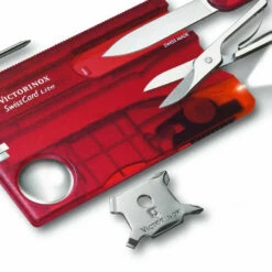 Victorinox Swiss Card Lite - Red Transparent -Brokedown Palace Shop Victorinox AW22 SwissCardLite Red 04